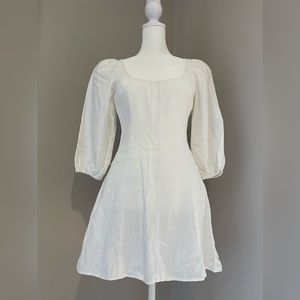 Reformation Linen white size Small mini Dress